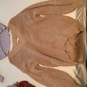 Green and blue sweater